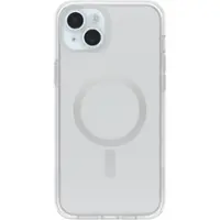 OtterBox - Symmetry Series Hard Shell for MagSafe for Apple iPhone 15 Plus and Apple iPhone 14 Plus - Clear - Front_Zoom