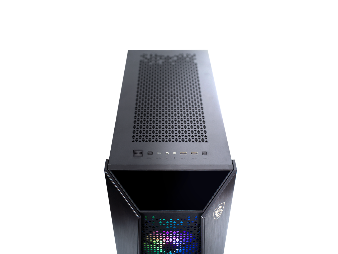 Alt View 9. MSI - MSI Infinite ZS - Gaming Desktop - AMD Ryzen 9 9950X3D 2025 - 32GB Memory - NVIDIA GeForce RTX 5090 - 2TB SSD - Black.