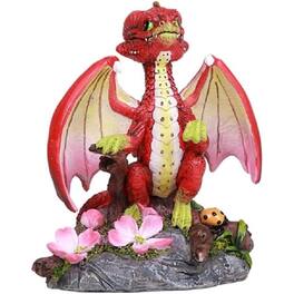 Pacific Trading - Apple Garden Dragon by Stanley Morrison Home Decor Figurine 4.75 inch
