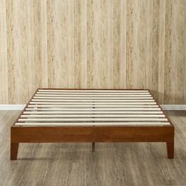 Hivvago - Queen size Solid Wood Low Profile Platform Bed Frame - Cheery