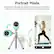 Portrait Mode
Easily switch between landscape mode and portrait mode to cater to your content with the universal shaft of the tripod.