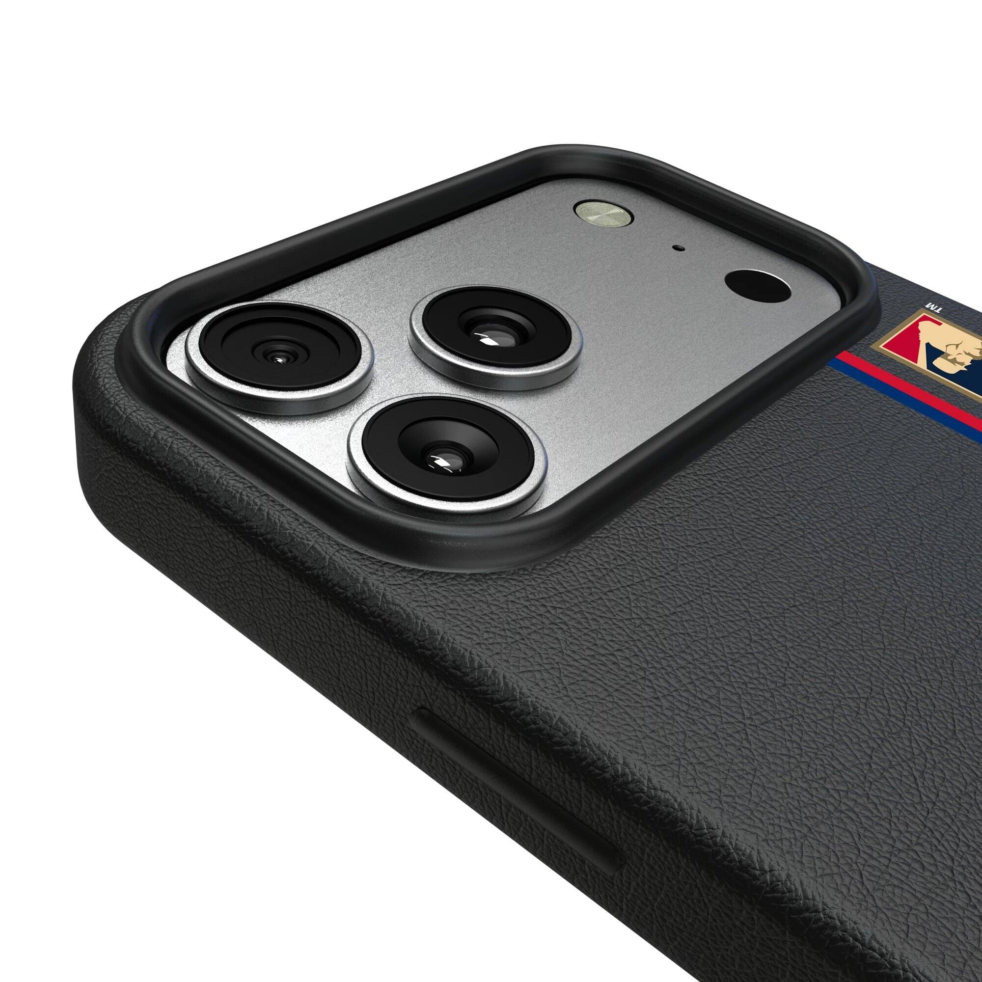 Alt View 2. Keyscaper - Chicago Cubs 1979 Logo iPhone Magnetic Bump Case - 16 Pro Max - Black.