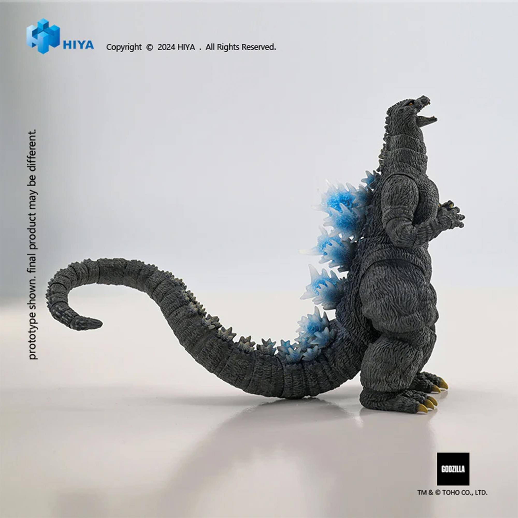 HIYA  
Copyright © 2024 HIYA. All Rights Reserved.  

Prototype shown. Final product may be different.  

GODZILLA  
TM & © TOHO CO., LTD.