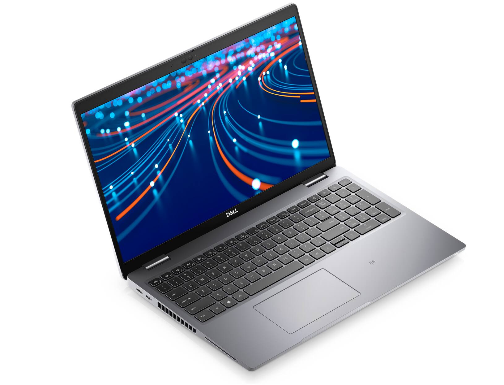 Left. Dell - Latitude 5520 Business Laptop Touch PC | Intel Core i7-11th 3.00GHz | 32GB RAM | 512GB NVMe | NVIDIA GeForce MX450 Win11 - Silver.