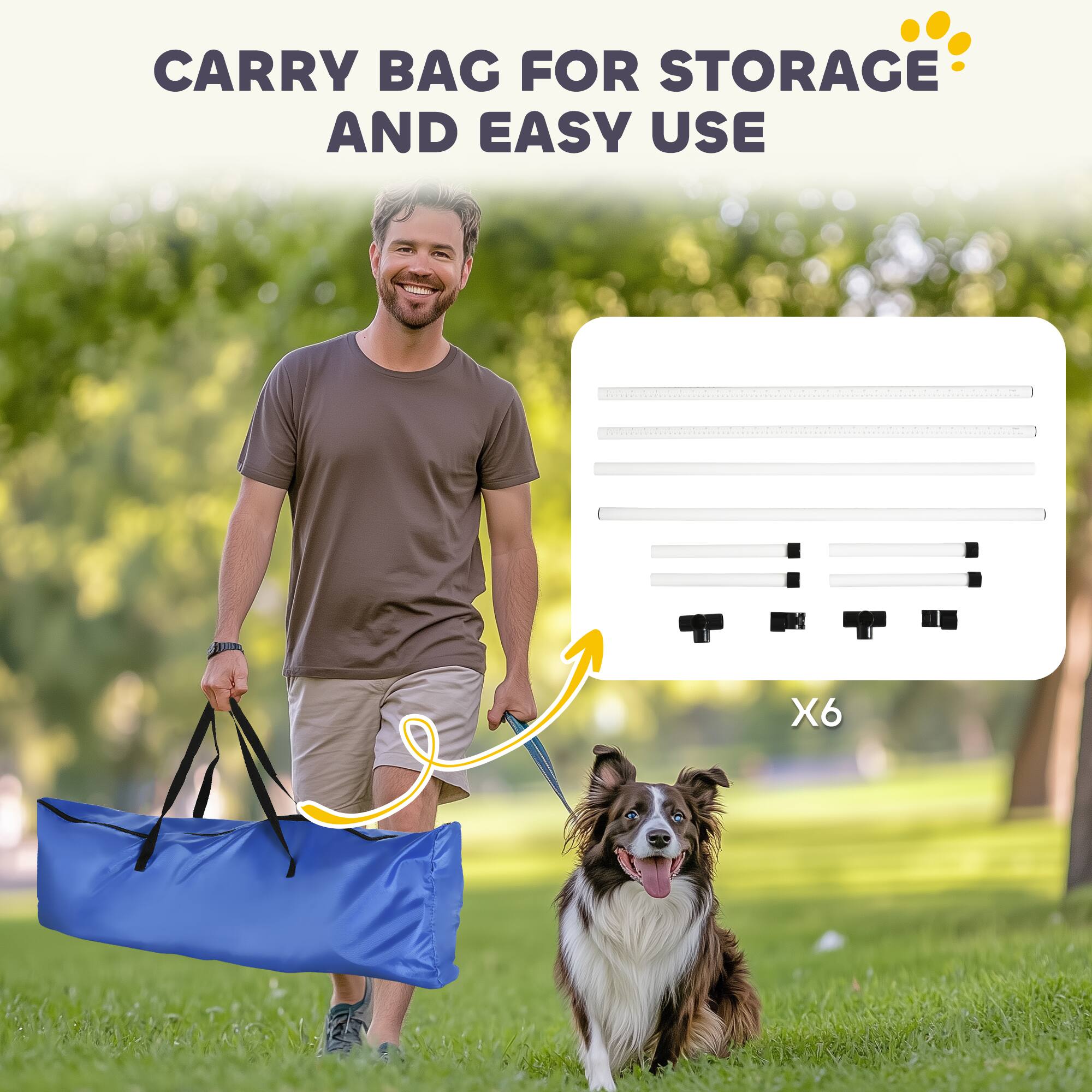 CARRY BAG FOR STORAGE AND EASY USE

X6