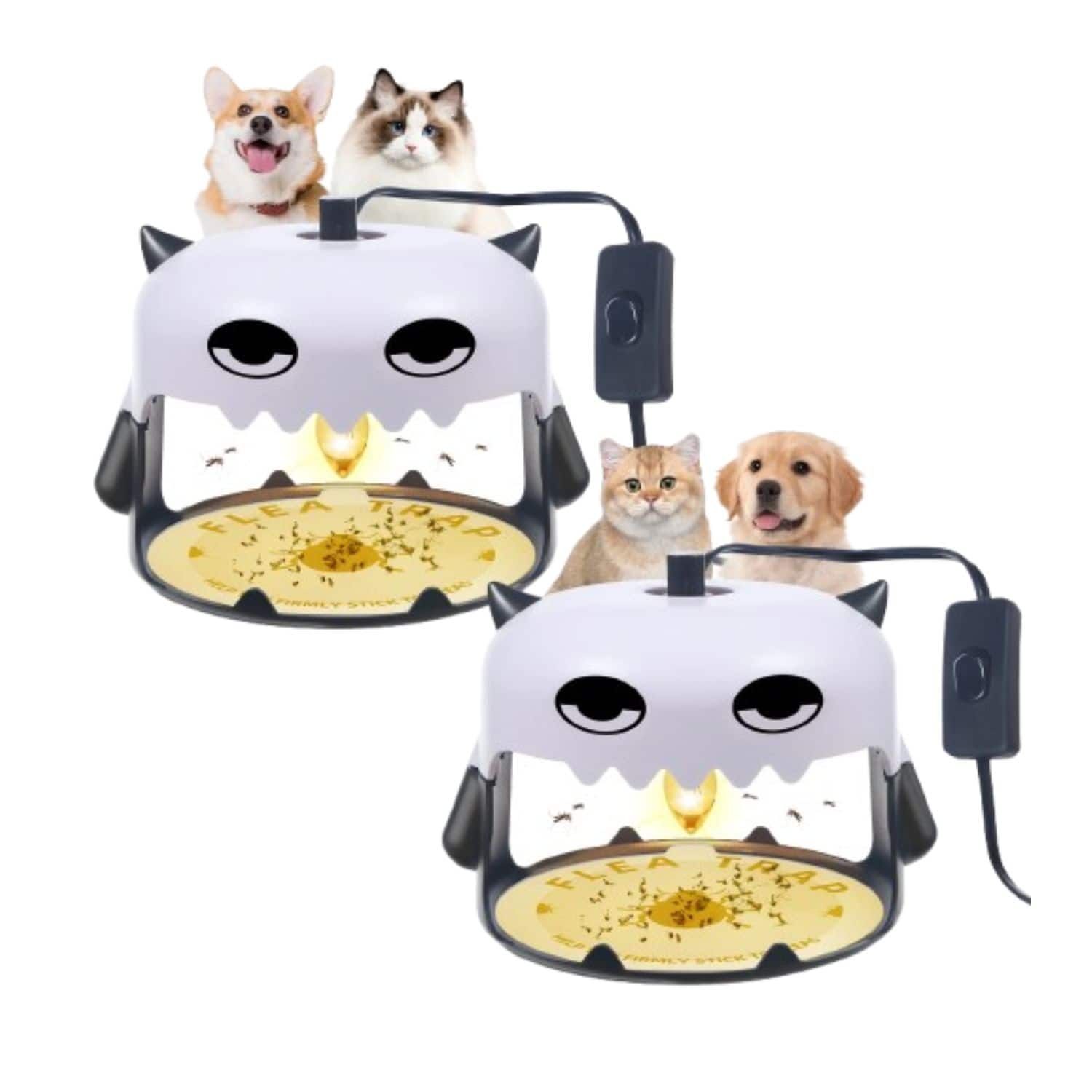 Little Monster Indoor Flea Trap 2-Pack – Safe for Pets & Kids