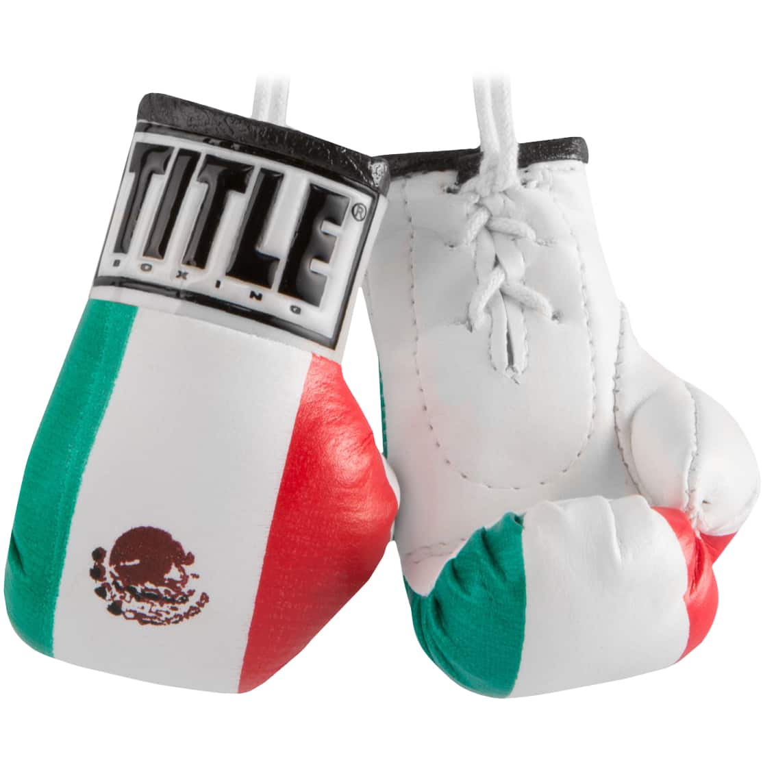 TITLE Boxing - 3.5" Authentic Detailed Mini Lace Up Gloves - Mexico