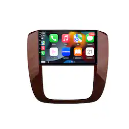 Junsun - 9" 8 Core 4+64GB Android 15 carplay For GMC Yukon Chevy Tahoe Suburban 2007-2013 Car Stereo Radio GPS Navi WIFI RDS DSP - Black