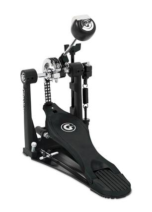Front. Gibraltar Hardware - Stealth Bass Drum Pedal, Single Pedal with Independent Beater Angle & Footboard Height Adjustments, Felt/Acrylic Beater.