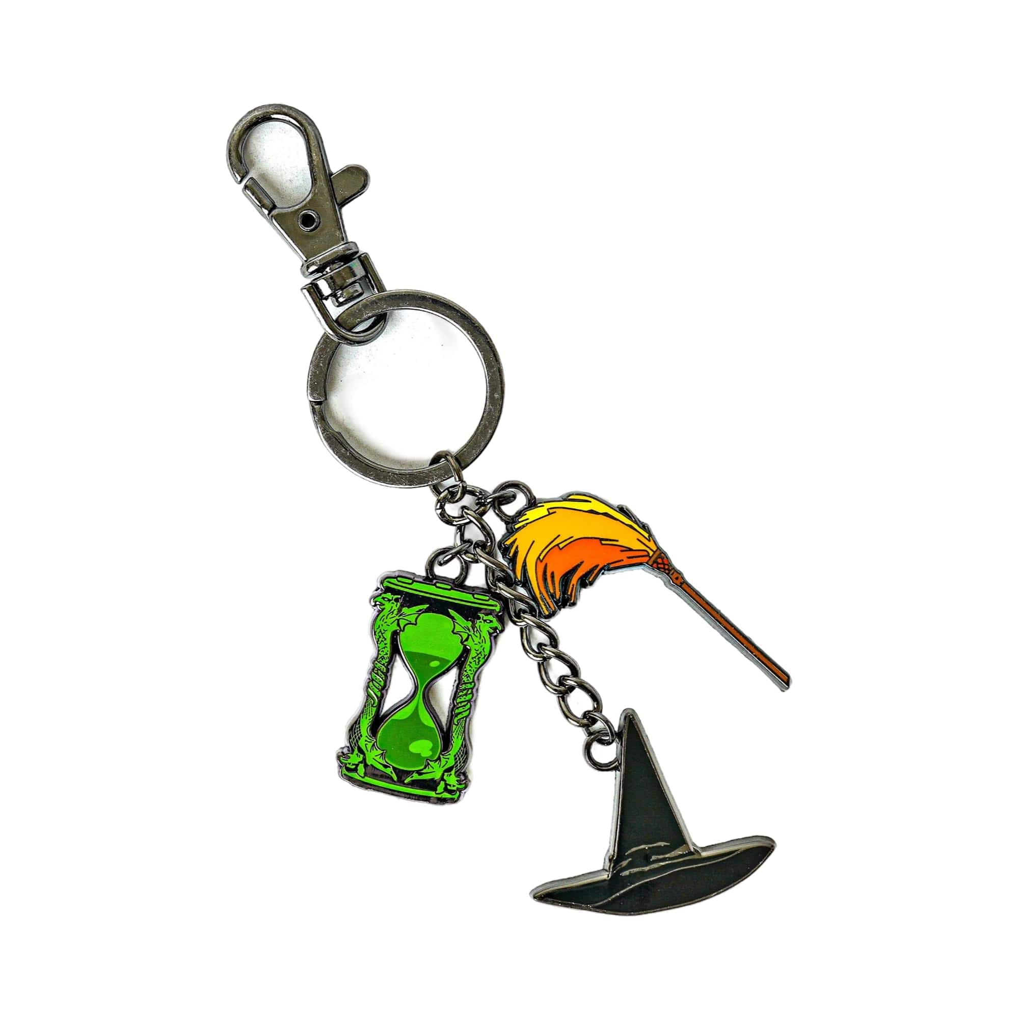 SalesOne LLC - The Wizard of Oz Wicked Witch Multi-Charm Enamel Keychain - Multi-Color