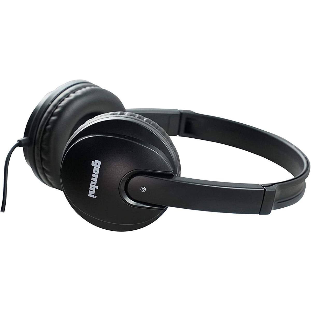Alt View 1. Gemini - Gemini DJX-200BLK Professional Over the Ear DJ Headphones, Black - Multicolor.