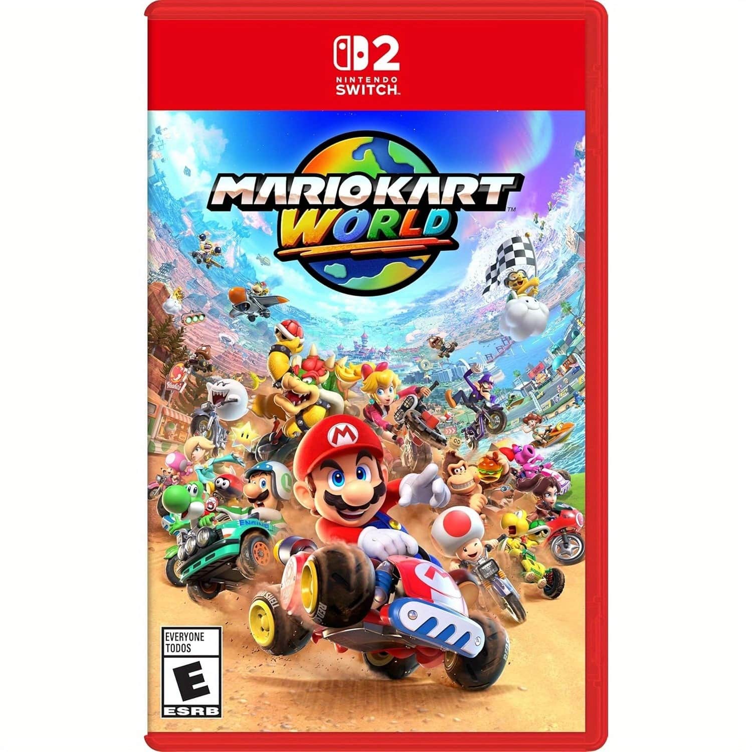 Mario Kart World - Nintendo Switch 2 Physical Games (HongKong Version) - Nintendo Switch 2