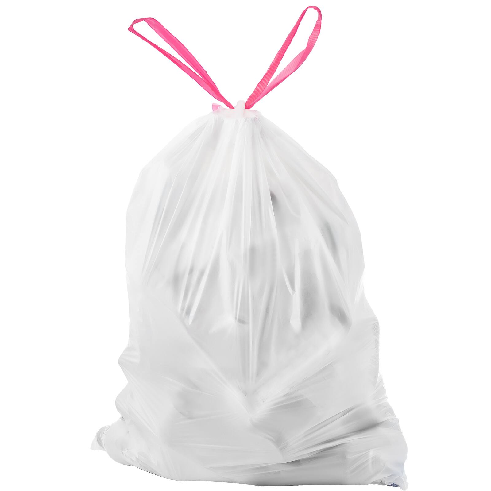 Alt View 5. VEVOR - Drawstring Trash Bags, 13 Gallon 110 Count Tall Kitchen Trash Bags, Extra Thick Fresh Scent Garbage Bag - White.
