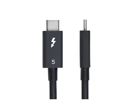 Front. StarTech.com - StarTech 3ft Thunderbolt 5 Cable, 80Gbps, 240W PD, 8K 60Hz, Thunderbolt 4/USB4/USB-C.