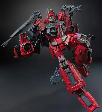 Front. Transformers - Thrust MDLX Scale Collectible Figure | Transformers | Threezero - Multicolor.