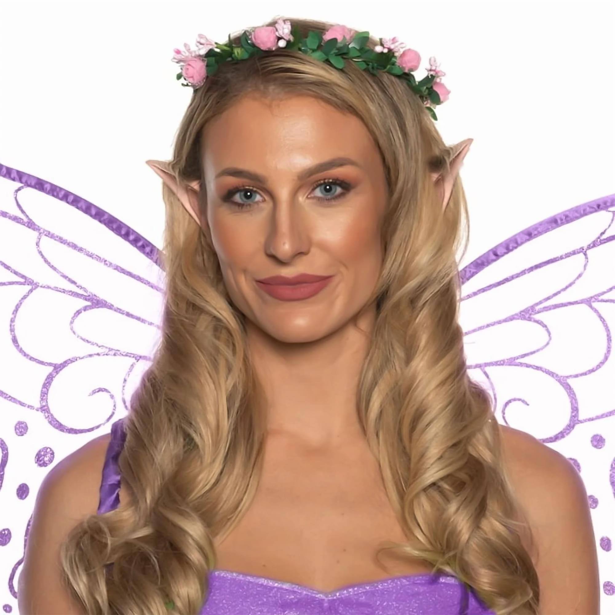 Alt View 1. Underwraps - Purple Fairy Adult Costume Accessory Kit - Purple.