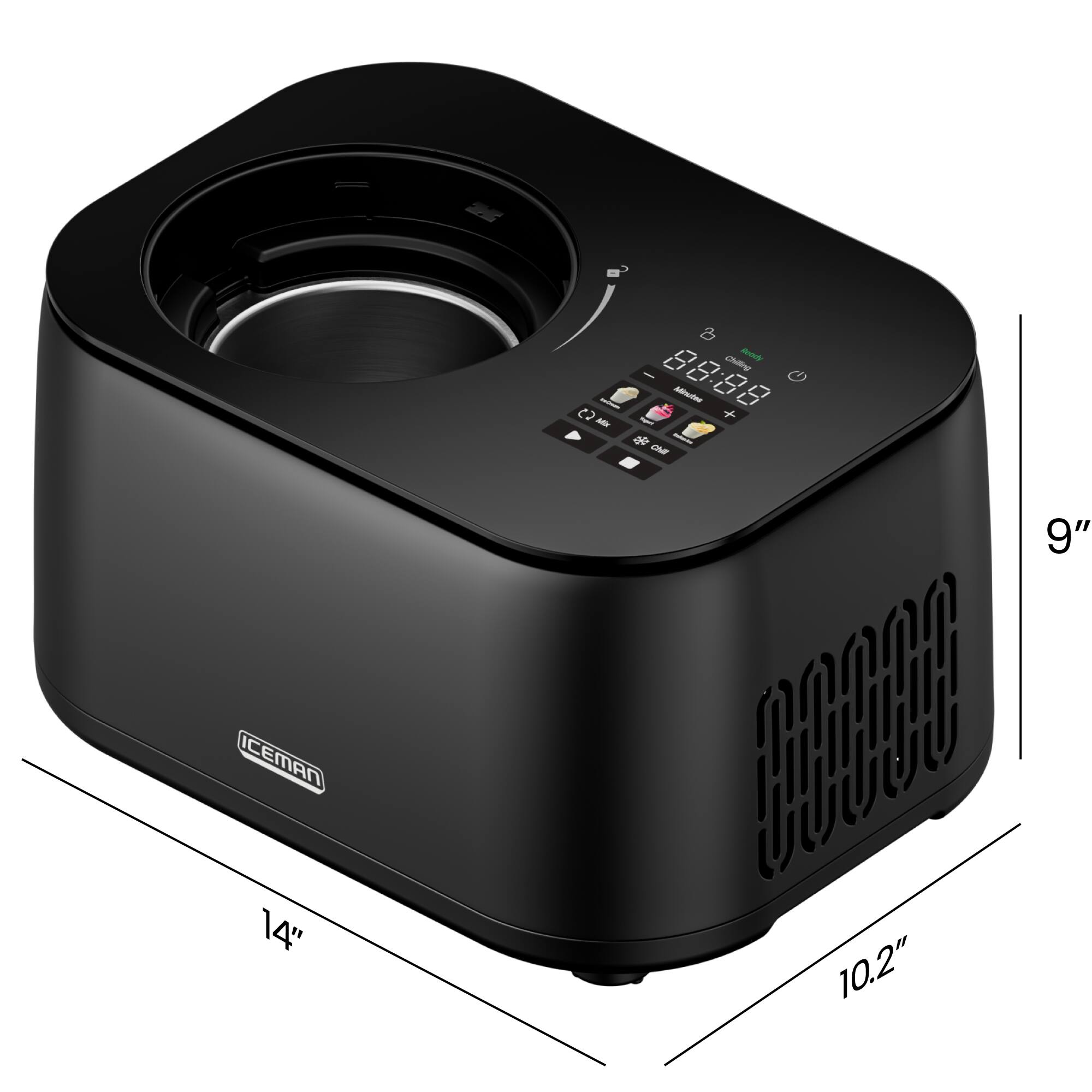 22 - S O o 88:88 -i + * OM 9" ICEMAN 14" 10.2"