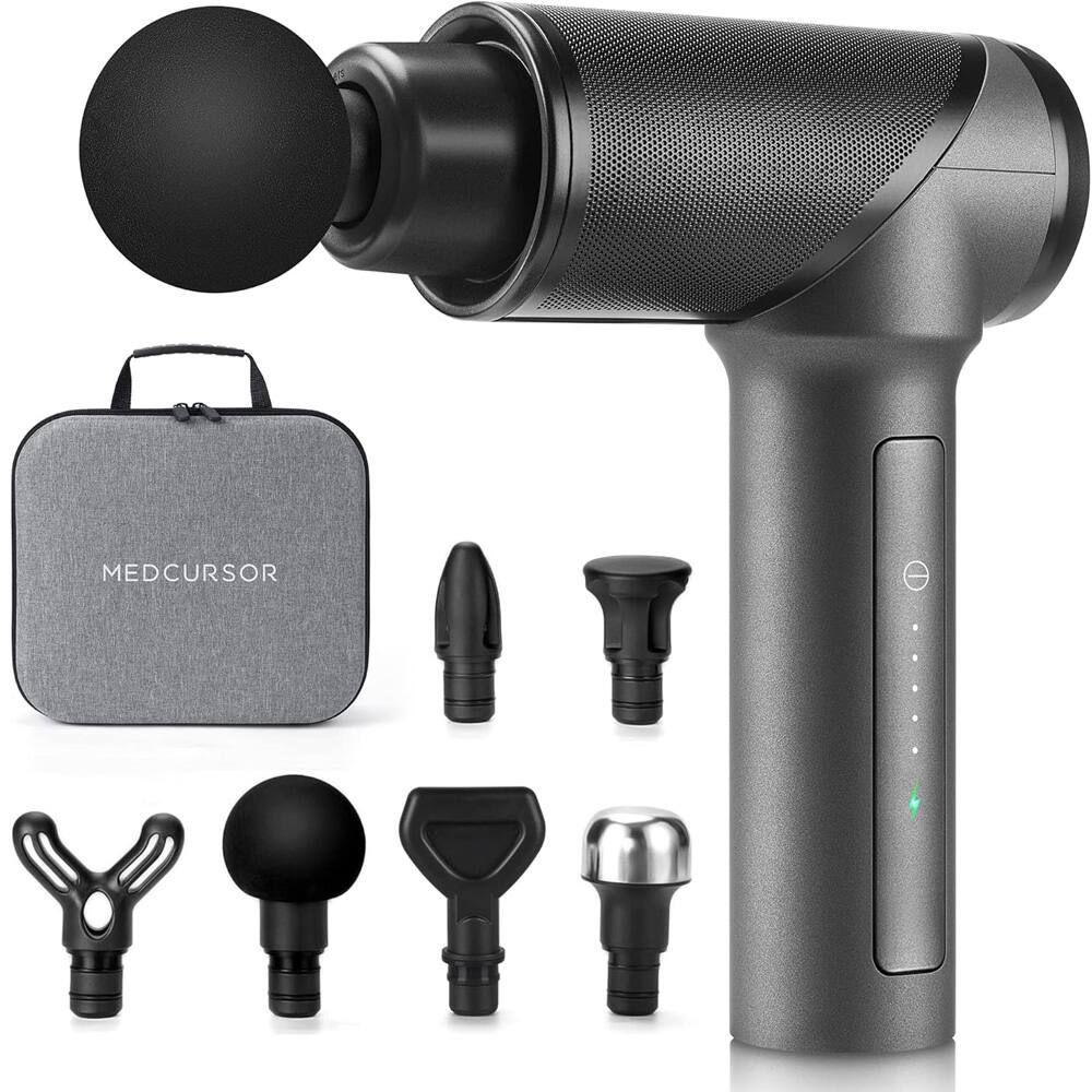 Medcursor - Handheld Percussion Massage Gun - Gray