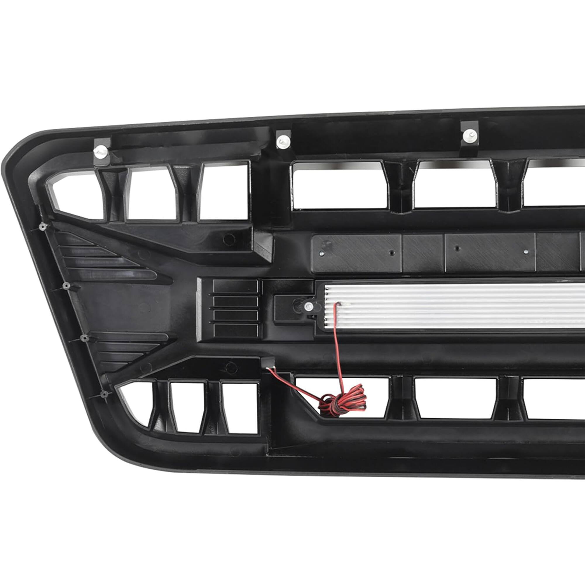 Alt View 7. AMERICAN MODIFIED - AMERICAN MODIFIED Front Grille Compatible with 2004-2008 Ford F150, Glossy Black.