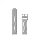 Front. Amazfit - Amazfit Light Grey Sport Silicone Strap (22mm) - Grey.