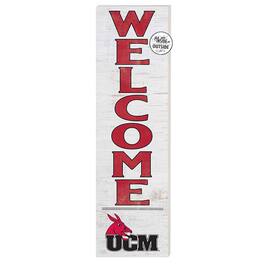Jardine - Central Missouri Mules 10'' x 35'' Indoor/Outdoor Welcome Sign - White