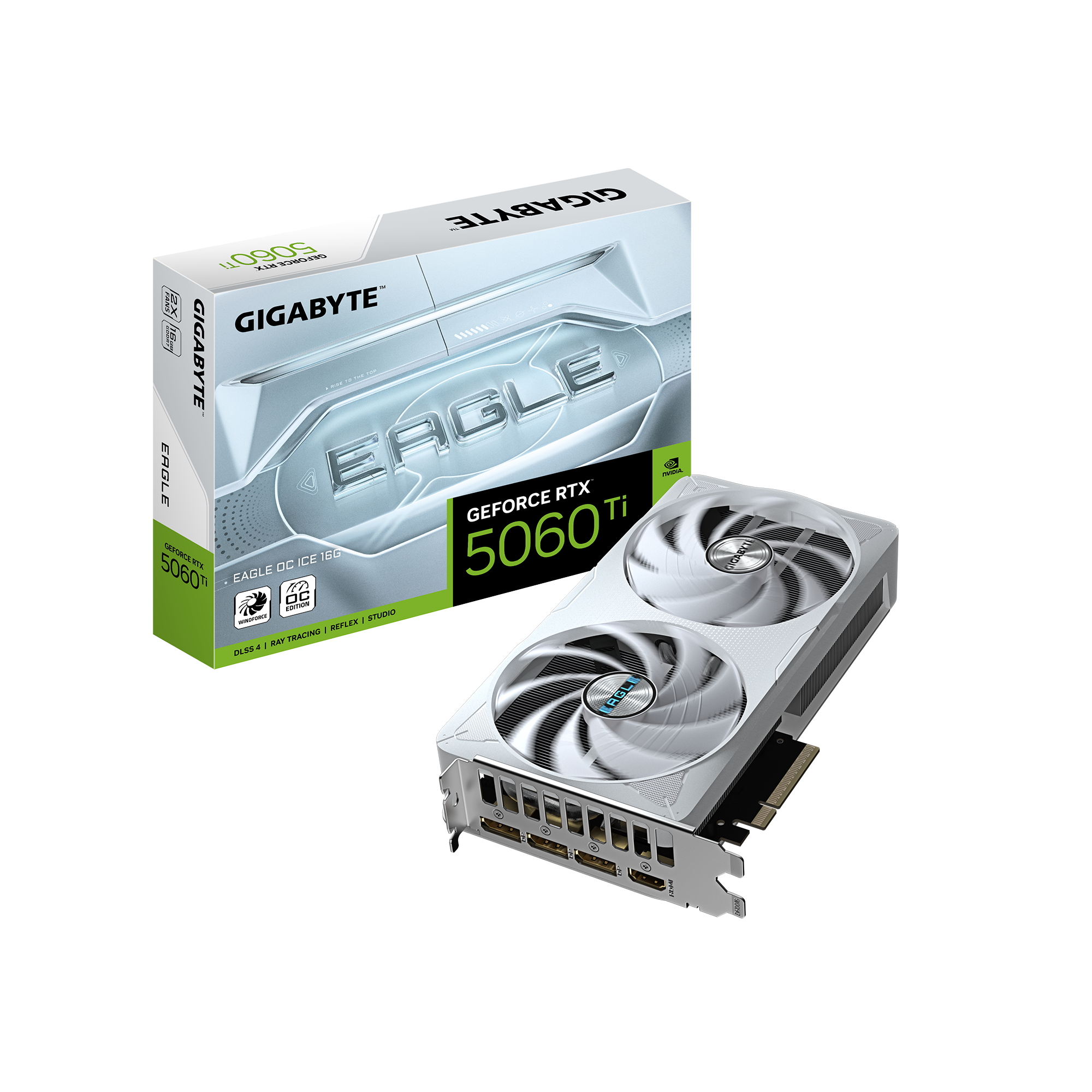 GIGABYTE NVIDIA GeForce RTX 5060 Ti EAGLE OC ICE 16G GDDR7