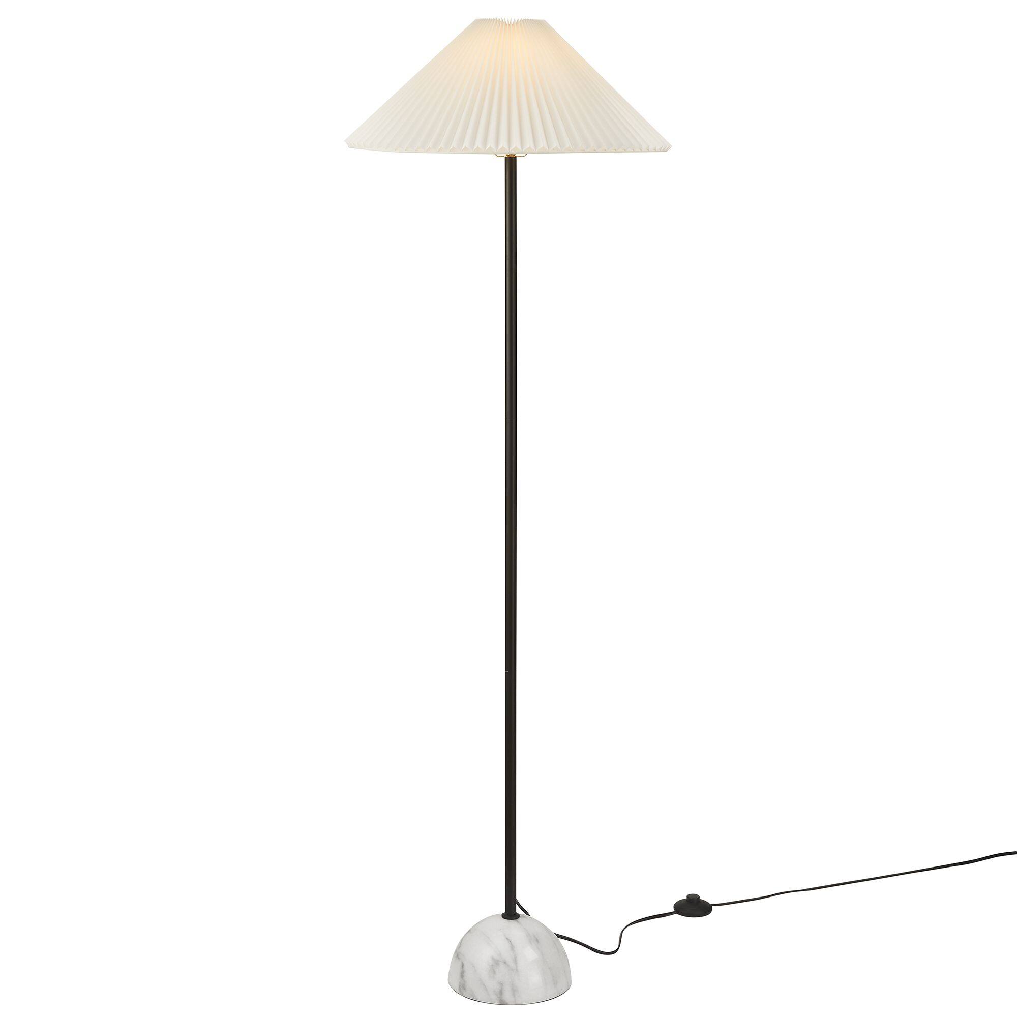 Alt View 4. Modway - Illusion Marble Dome Floor Lamp by Modway - Black.