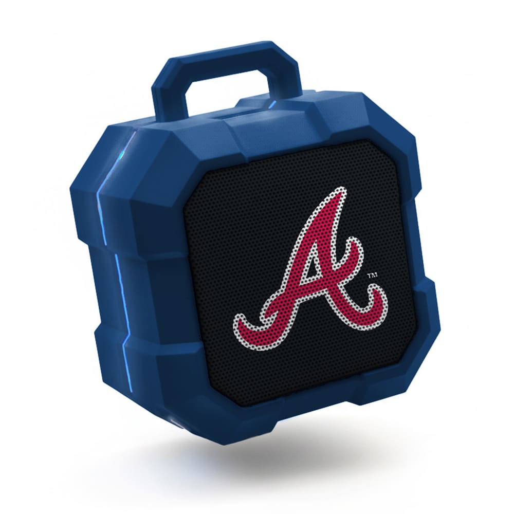 Front. LDM Company - Atlanta Braves Bluetooth Tailgate Speaker - Multicolor.
