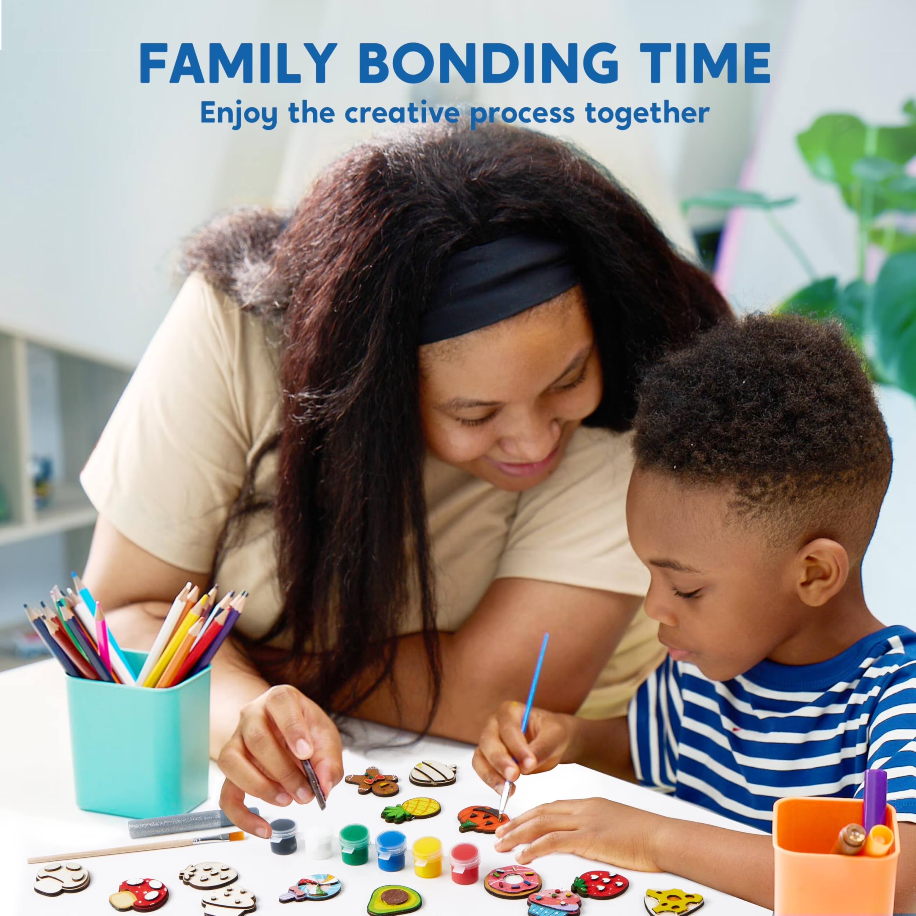 FAMILY BONDING TIME  
Enjoy the creative process together