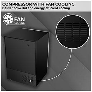 COMPRESSOR WITH FAN COOLING  
Deliver powerful and energy efficient cooling  

FAN COOLING