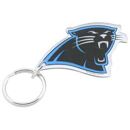 WinCraft - Carolina Panthers High Definition Logo Keychain - Black
