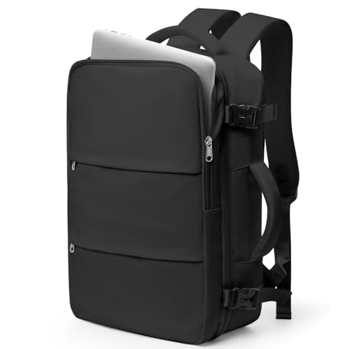 Pacoar Cade - Travel Backpack For Women Men Carry On Traveling Airplanes Personal Item Bag Laptop Backpacks - E-black-Small