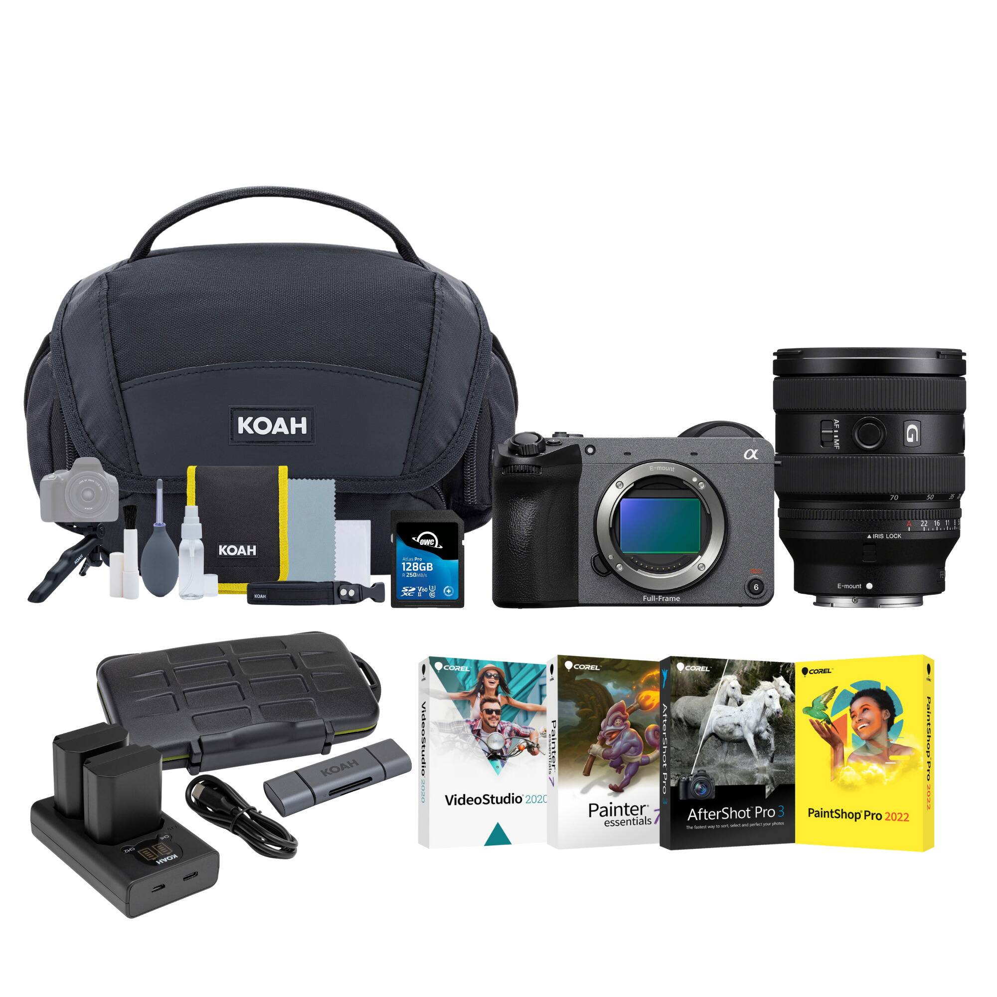 - KOAH
- 128GB
- VideoStudio 2020
- Painter essentials
- AfterShot Pro 3
- PaintShop Pro 2022