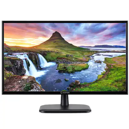 Front. Acer - AOPEN 22CV1Q - 21.5" Monitor FullHD 1920x1080 100Hz 16:9 VA 1ms 250Nit HDMI VGA - Black.
