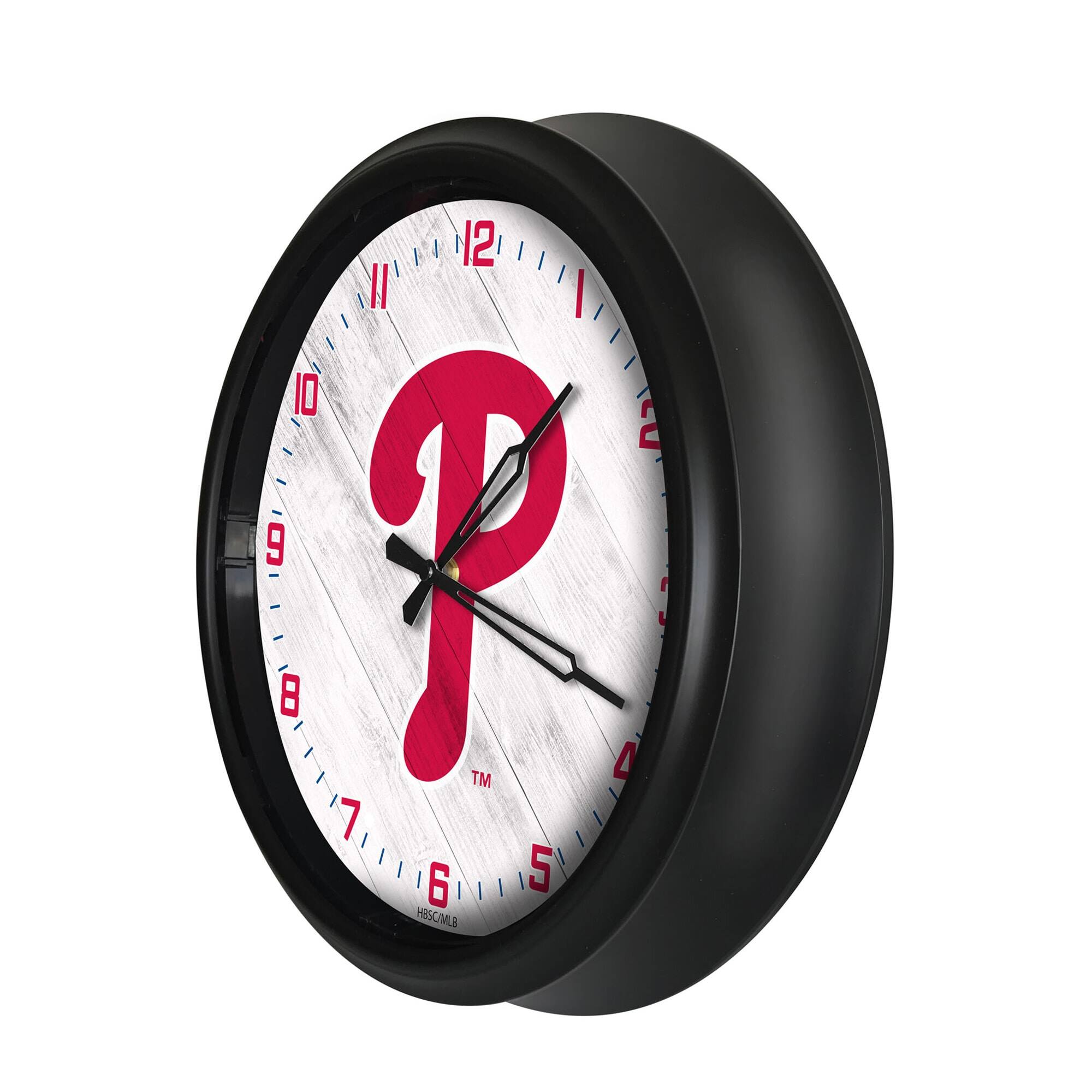 Alt View 1. Holland Bar Stool Co. - Indoor/Outdoor LED Wall Clock - Multicolor.