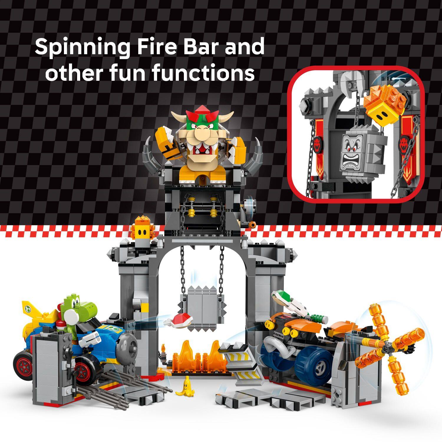 Spinning Fire Bar and other fun functions