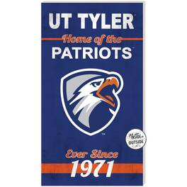 Jardine - Texas Tyler Patriots 11'' x 20'' Indoor/Outdoor Home Of The Sign - Navy