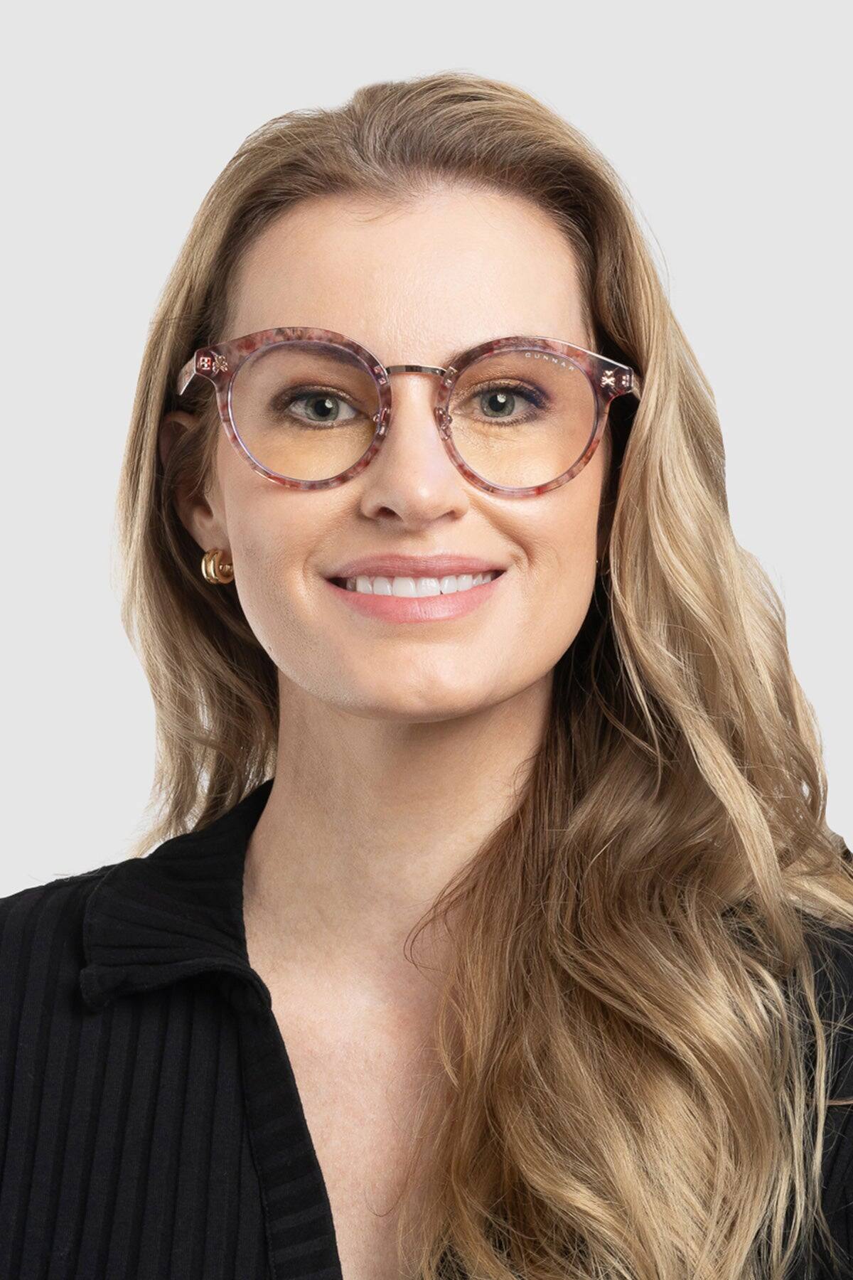 Back. GUNNAR - GUNNAR Computer Glasses  - tokidoki Flower Power, Pretty in Pink, Clear Lens - Blue Light Blocking, Relieve Dry Eye - Pretty in Pink.