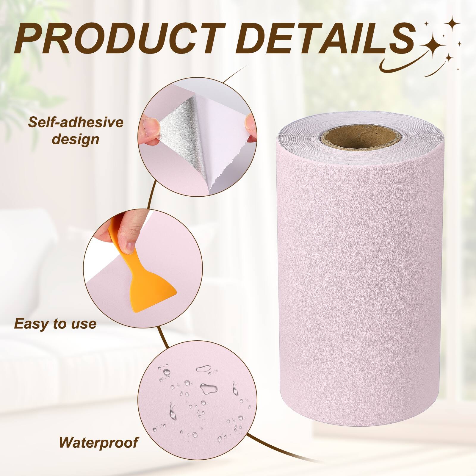 PRODUCT DETAILS

- Self-adhesive design
- Easy to use
- Waterproof