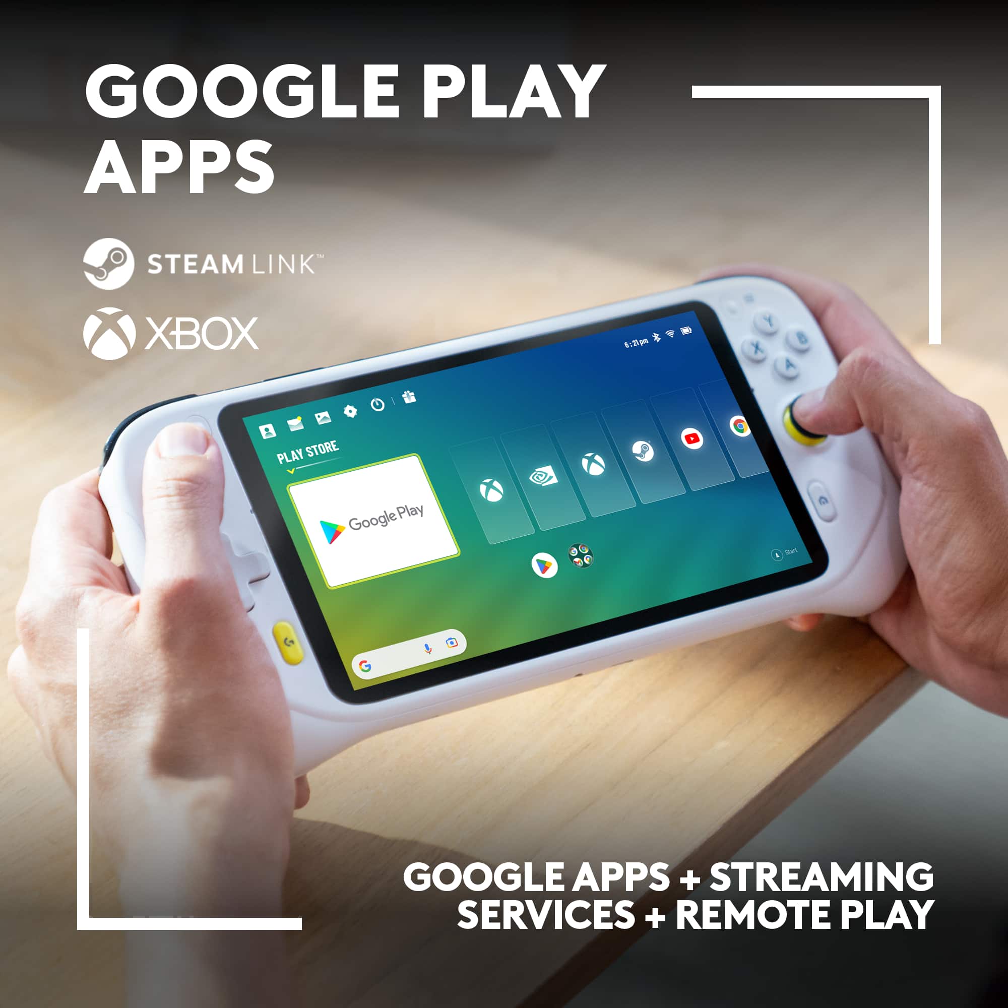 Google Play Apps + Streaming Services + Remote Play
