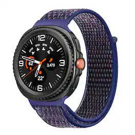 StrapsCo - Nylon Comfort Watch Band Strap For Samsung Galaxy Watch 8 - Indigo