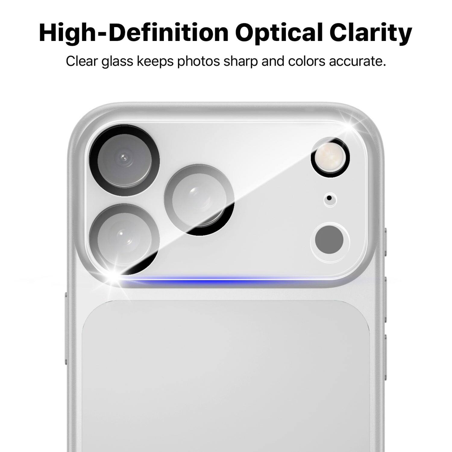 High-Definition Optical Clarity  
Clear glass keeps photos sharp and colors accurate.