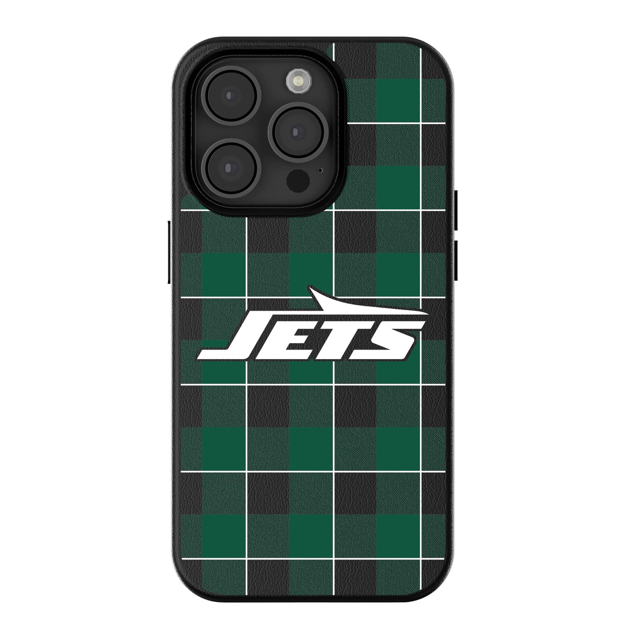 Keyscaper - NFL - New York Jets - Plaid Magnetic Bump iPhone Case - 16 Plus - Black price history on PriceWatchPro