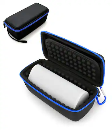 Front. CASEMATIX - Portable Bluetooth Speaker Case Fits Sonos Roam and Charge Cable.