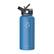 Alt View 11. Buzio - 32oz Insulated Water Bottle with Straw Lid and Spout Lid - Blue.