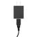 Angle. Cobra - Cobra - Charging Cable for Cobra Performa Business Radios - Black.
