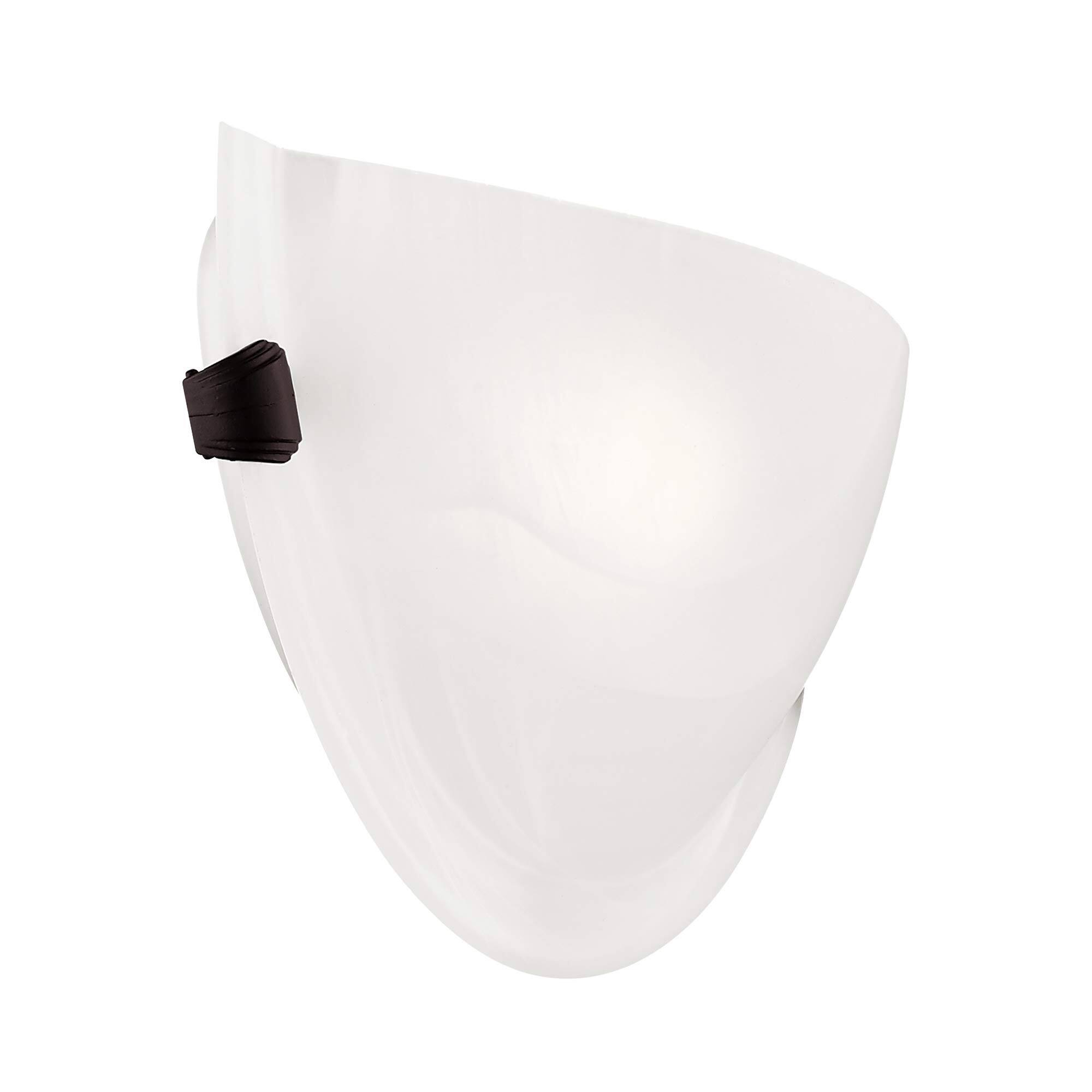 Alt View 1. Earthley Blooms - Lighting 4271 07 Oasis 1 light Bronze Wall Sconce White - Bronze.