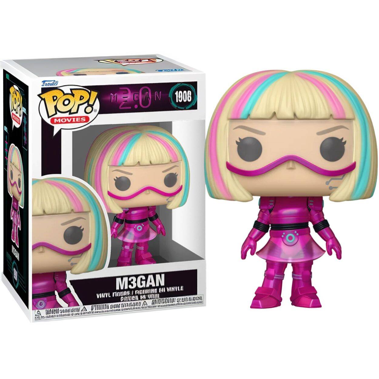 Sure, here is the corrected and grouped text from the image:

---

**Funko**

**POP! MOVIES**

**M3GAN**

**VINYL FIGURE / FIGURINE EN VINYLE**

**1908**

**M3GAN**

**VINYL FIGURE / FIGURINE EN VINYLE**

**© 2022 FUNKO**

**© 2022 FUNKO**

**© 2022 FUNKO**

**© 2022 FUNKO**

**© 2022 FUNKO**

**© 2022 FUNKO**

**© 2022 FUNKO**

**© 2022 FUNKO**

**© 2022 FUNKO**

**© 2022 FUNKO**

**© 2022 FUNKO**

**© 2022 FUNKO**

**© 2022 FUNKO**

**© 2022 FUNKO**

**© 2022 FUNKO**

**© 2022 FUNKO**

**© 2022 FUNKO**

**©