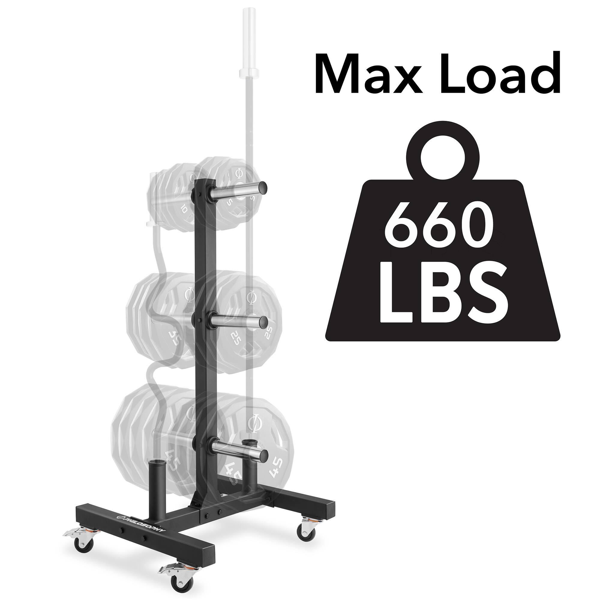 Max Load to 6 S 25 25 660 LBS x 45 FCR