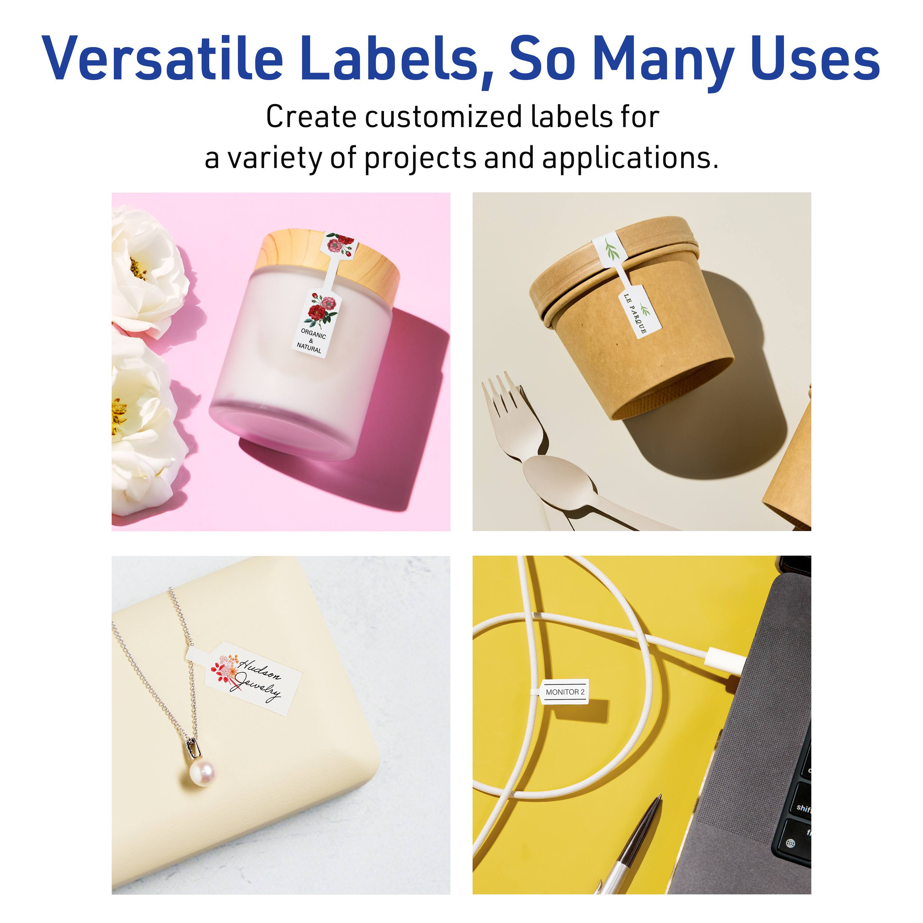 Versatile Labels, So Many Uses

Create customized labels for a variety of projects and applications.